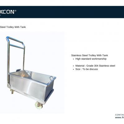 Stainless Steel Trolley With Tank