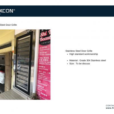 Stainless Steel Door Grille