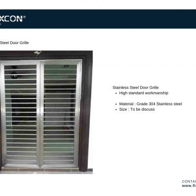 Stainless Steel Door Grille