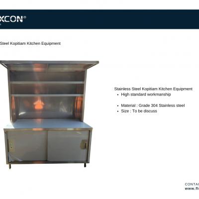 Stainless Steel Kopitiam Equipment / Kopitiam Worktable