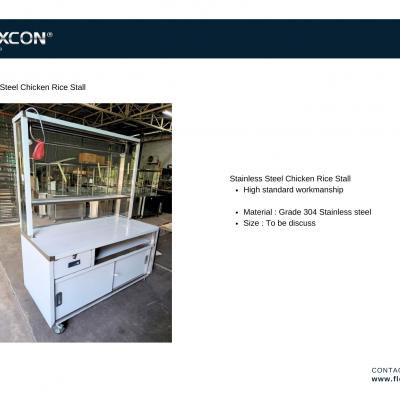 Stainless Steel Chicken Rice Stall